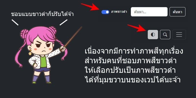 วิธีเปลี่ยนเป็นภาพสีขาวดำ
