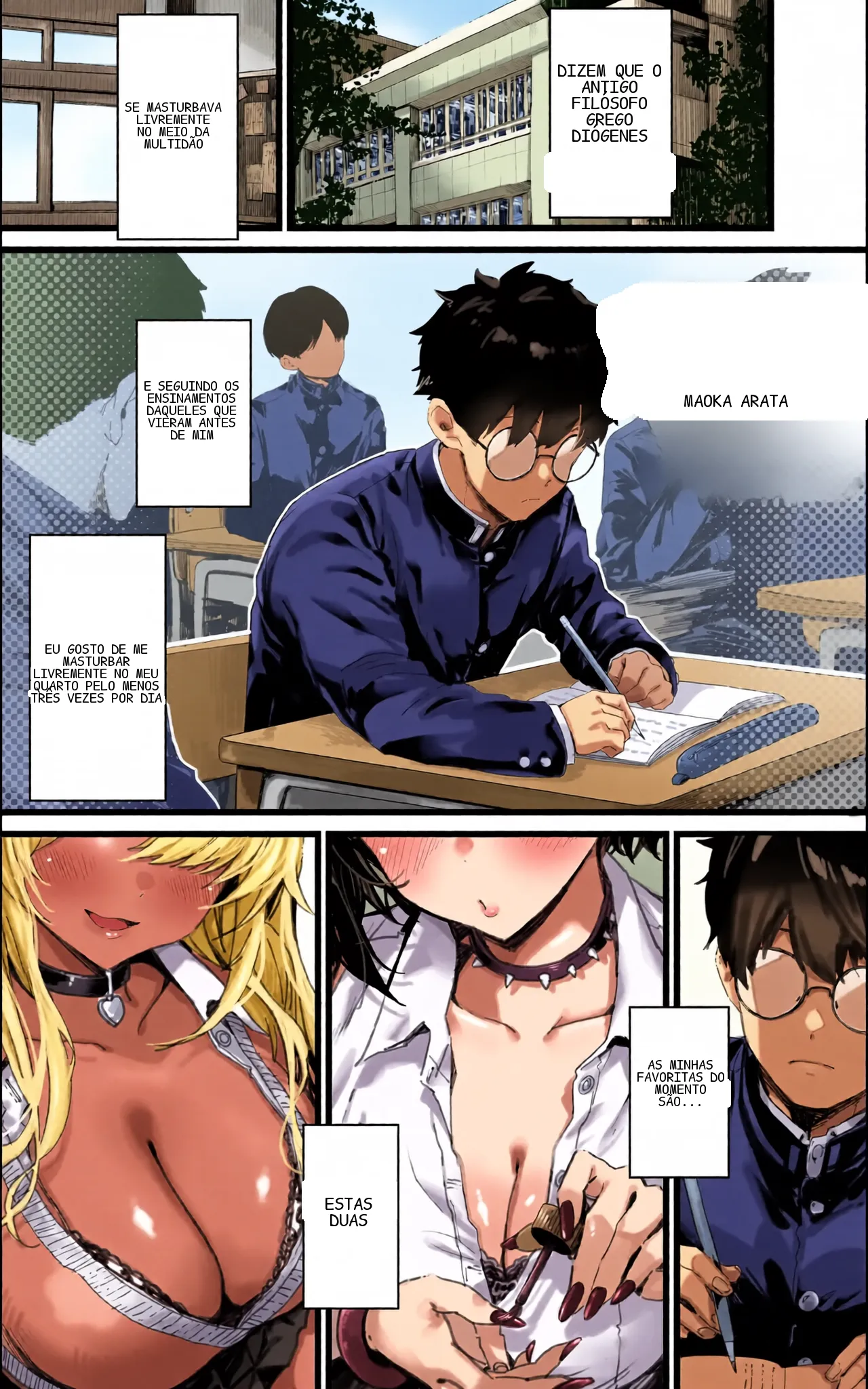 The Fap Material Gyaru Harem - We'll Serve You with Our whole Heart and Souls using Blowjobs,  Titfucks, and Threesomes until the Demon Lord Awakens!!