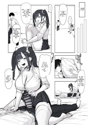Trapped in a Room with My Busty Gyaru Classmate: Can't Leave Without Doing That