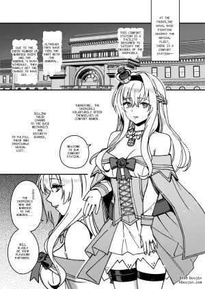 Manga of Kanmusu Warspite and Friends