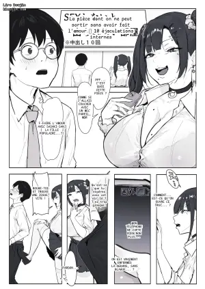 Enfermé dans une pièce avec ma camarade gyaru à forte poitrine : impossible de sortir sans faire ça