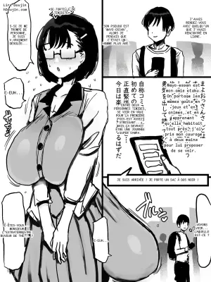 L'histoire de devenir amis très intimes avec une fille timide à lunettes et forte poitrine rencontrée sur Internet