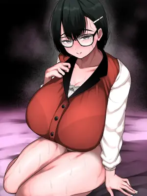 인터넷에서 알게 된 수수한 거유 안경녀와 친구로서 맺어지는 이야기